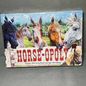 Horse-Opoly Board Game by Late For The Sky NEW-SEALED Horseopoly-Monopoly Game